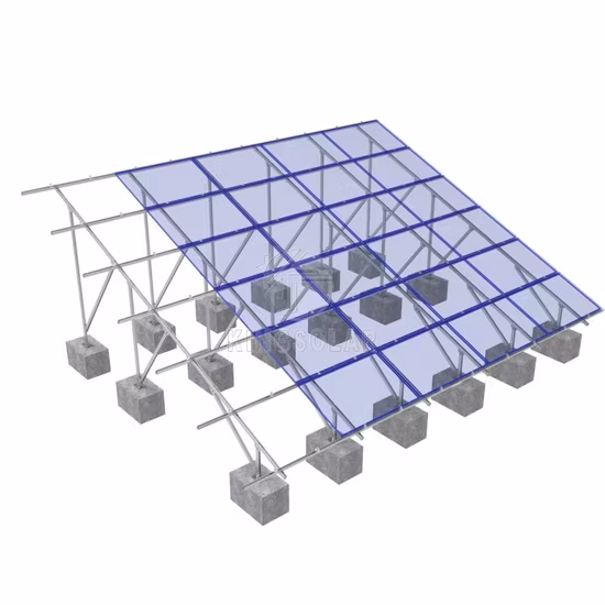 지상 태양광 모듈 장착 브래킷 핫