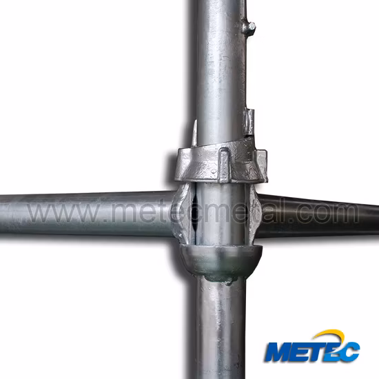 인증된 건설 시스템 비계(유효 기간 20년 이상, Ringlock, plank, Cuplock), BS1139 HDP 아연 도금 Ringlock 비계 시스템, 시스템 비계 10'